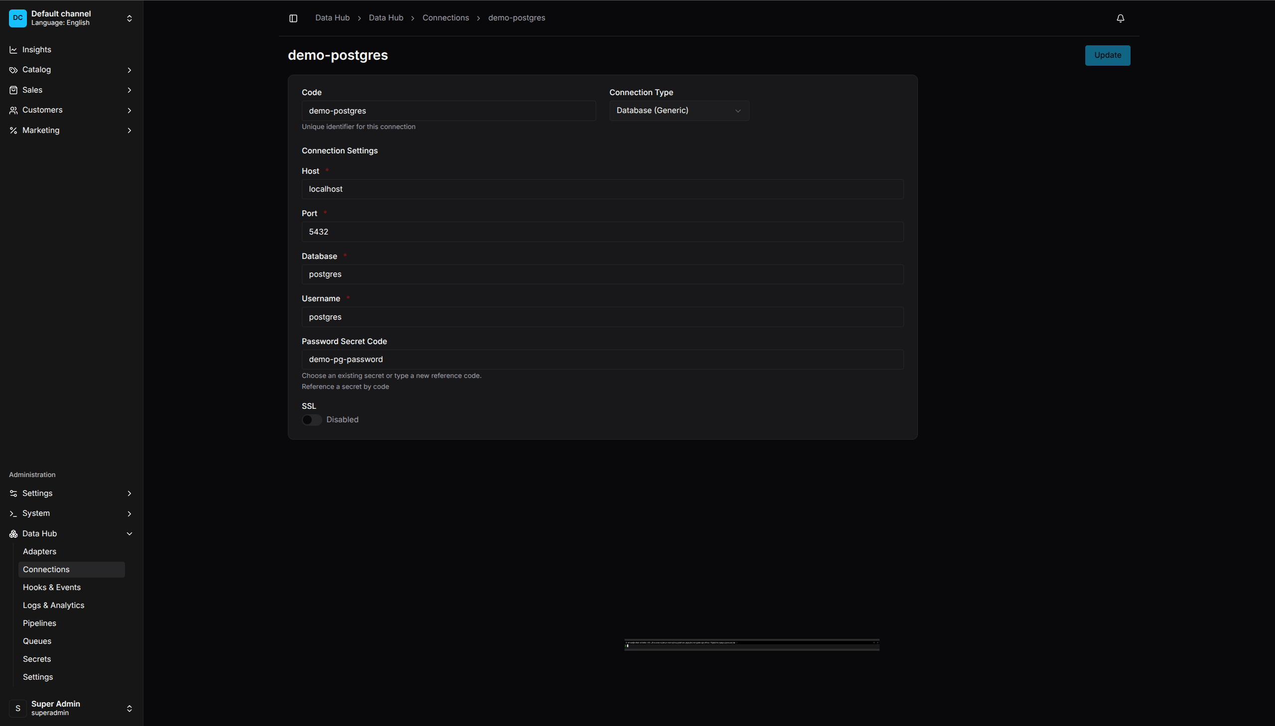 Connection Configuration